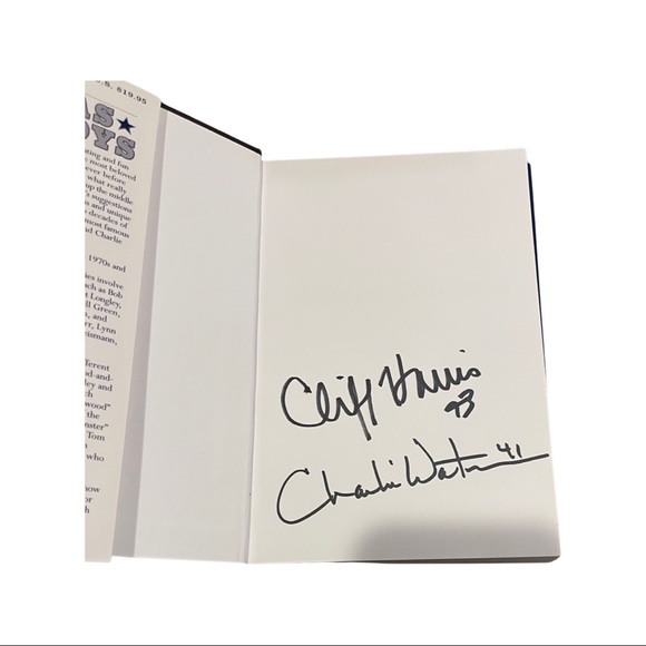 Tales from the Dallas Cowboys : Autographed Copy : Charlie Waters Cliff Harris - Picture 4 of 5